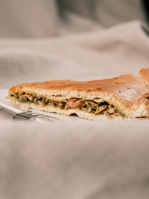Empanada gallega lacón con grelos