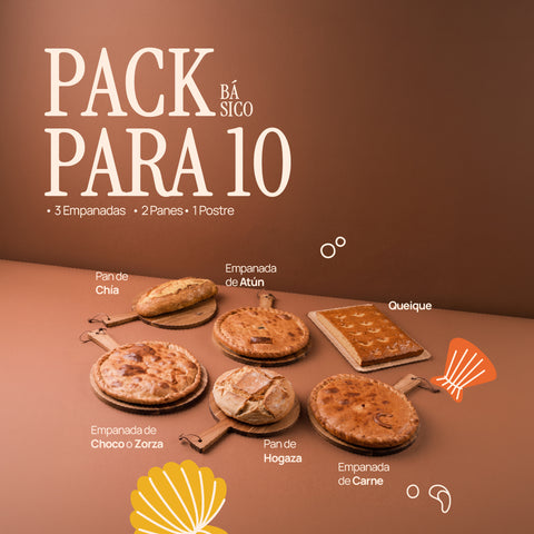 Pack para 10 - Básico