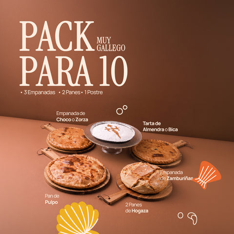 Pack para 10 - Muy Gallego